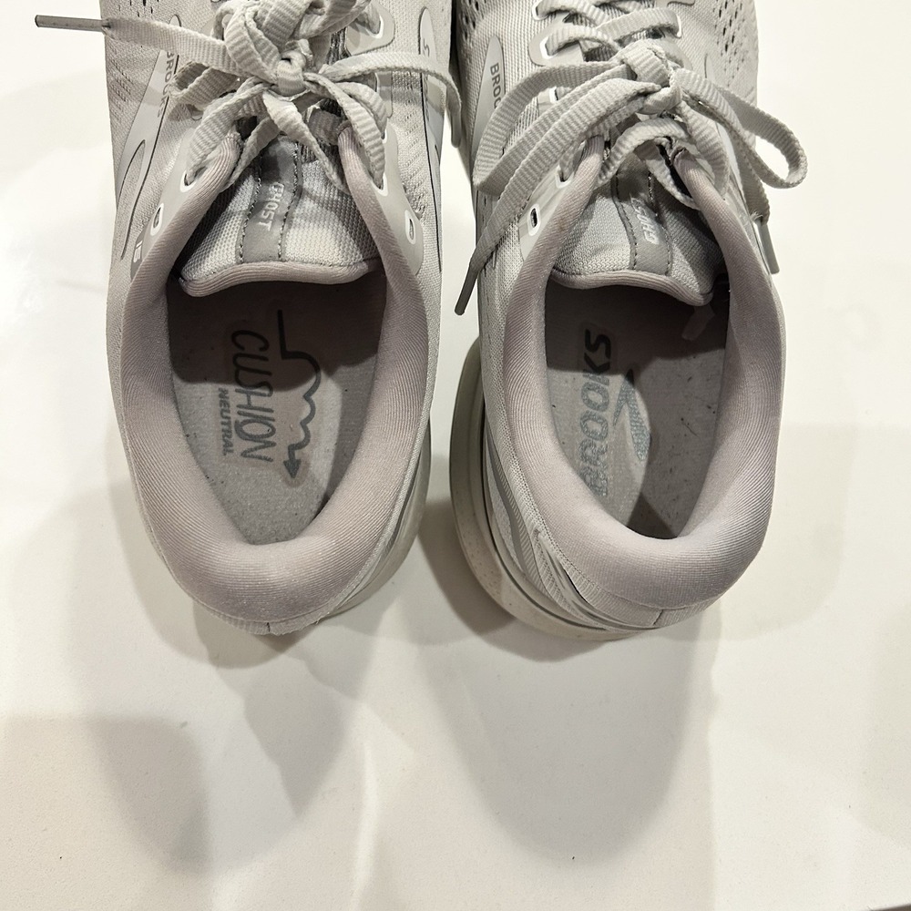 Brooks Ghost 15 Women's 9 D Wide Running Sneakers Shoe Athletic 1203801D112 Grey - Picture 11 of 12